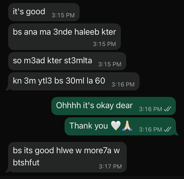 WeeWonders customer — WhatsApp message