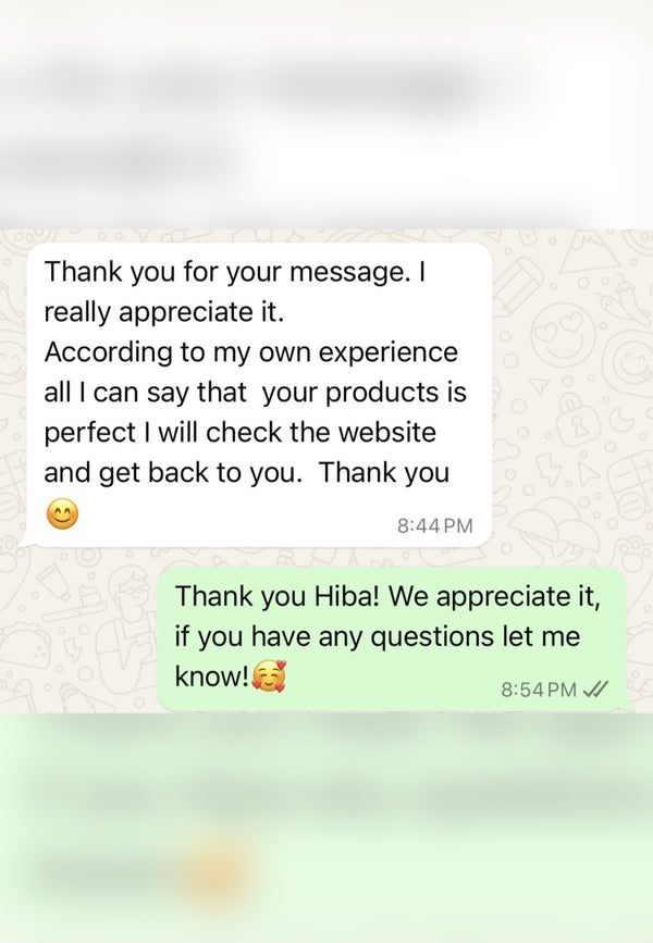 WeeWonders customer — WhatsApp message