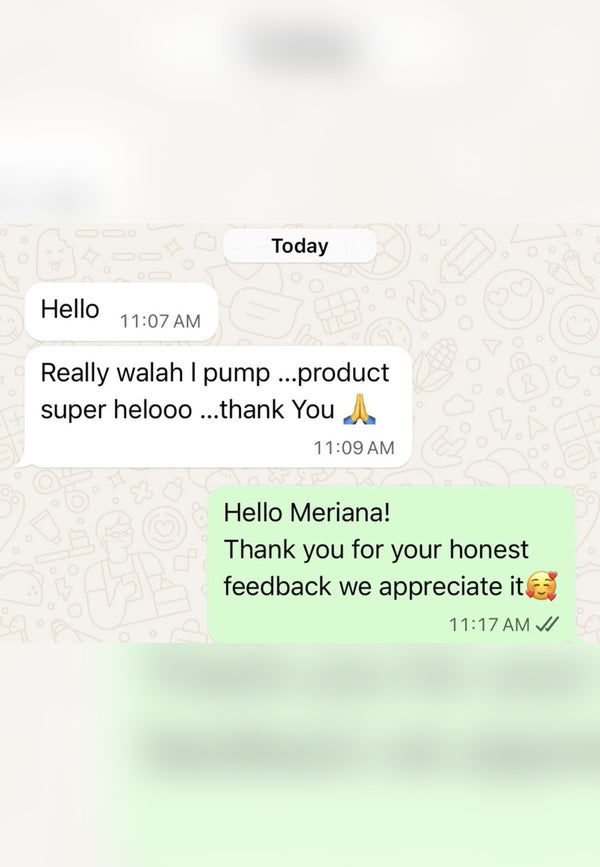 WeeWonders customer — WhatsApp message