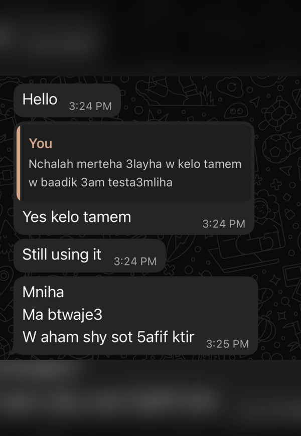 WeeWonders customer — WhatsApp message